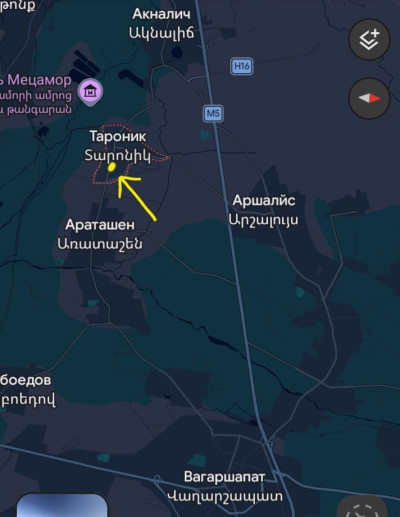Կոդ KV-1419 Վաճառվում է վարելահող