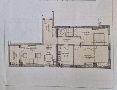 Կոդ BA-0712  Վաճառվում է բնակարան *